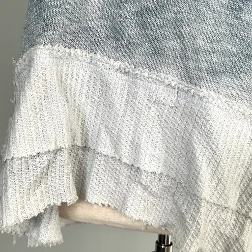 T Party Fashion T Party Light Blue White Sponge Knit Pullover Sweater