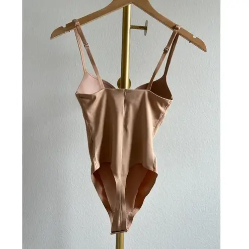 SKIMS Ultimate Body Push Up Thong Bodysuit in Clay, Size XXS