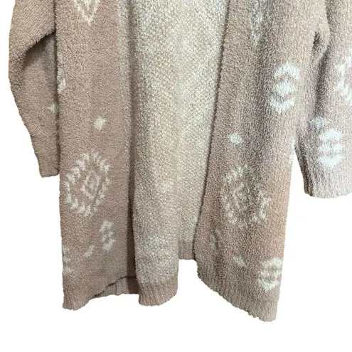 Savanna Jane Cardigan Womens Large Multicolor Boho Print Chunky Open Duster