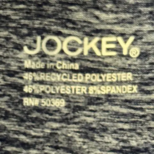Jockey Eco Comfort Sueded Jersey 1/2 Zip Tech Top Blue