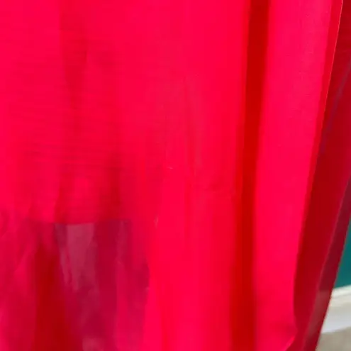 Mac Duggal 65126 Cherry Red Gala Prom Gown Dress Formal Elegant Beaded Size 0