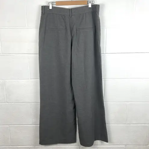 Abercrombie & Fitch  tailored gray wide leg pant