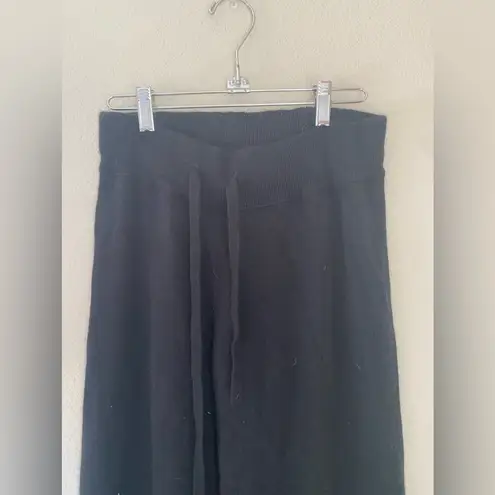 James Perse Brushed Cashmere Wide Leg Sweatpants Pants, Size 1