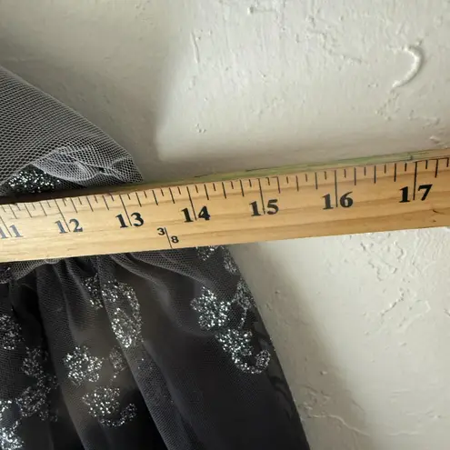 Ruby Rox Dress Y2k 3 Silver Black Straples Glitter Party Fairy Grunge Whimsigoth