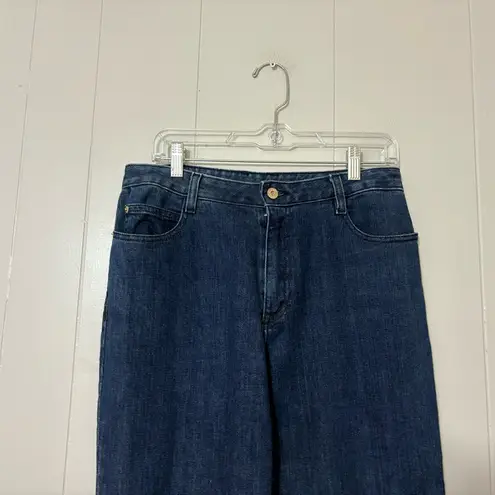 St. John Sport Straight Leg Jeans Blue Denim Women’s Size 8 Classic Fit