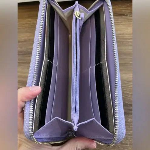 Radley London NWT Sunshine Seeker Purple Zip Around Wallet Lavender With Dustbag