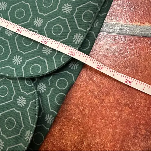 Neill Katter Unstructured Green Patterned Blazer Size 12