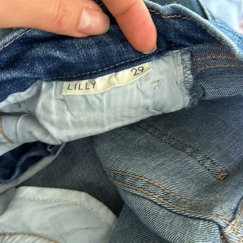 Habitual Lily High Rise Straight Ankle Cropped Jeans