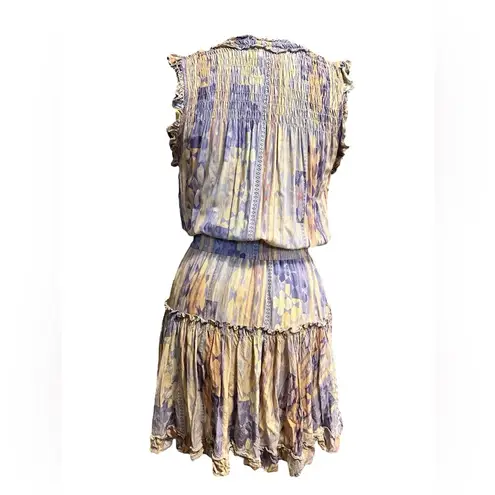 Dear John MELODIE TIERED RUFFLE Southwest Meadow DRESS Size S