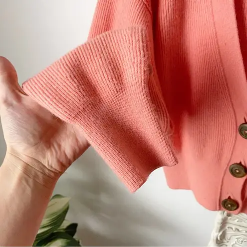 Free People  Big Plans Ribbed Cardigan Sweater