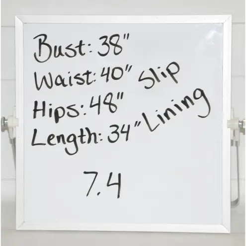 Kori America Sleeveless Croquet Ivory Mini Dress Ladies L Lined Boho Cottage