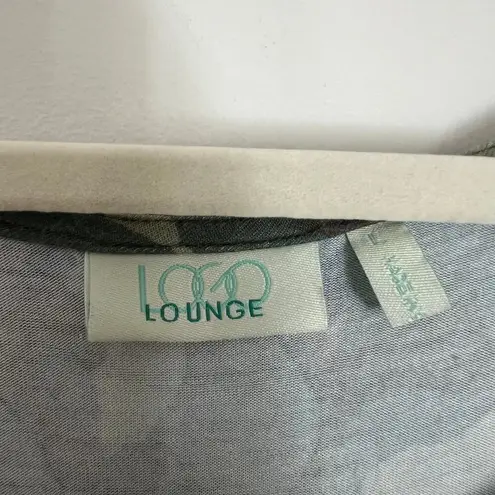 LOGO By Lori Goldstein LOGO Lounge by Lori Goldstein Camo Army Printed Jersey Knit Tank Size Large