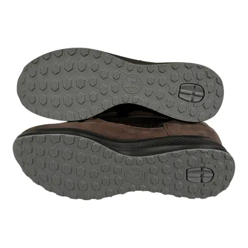 MEPHISTO Karin Nubuck and Metallic Leather Retro Sneakers Plum Size 11 NEW Purple