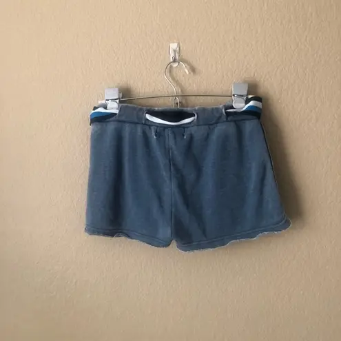 Vintage Havana striped belt sweat shorts