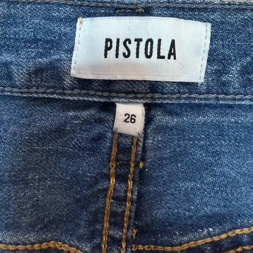 Pistola Charlie High Rise Straight Ankle Jeans Cabo Wash Size 26