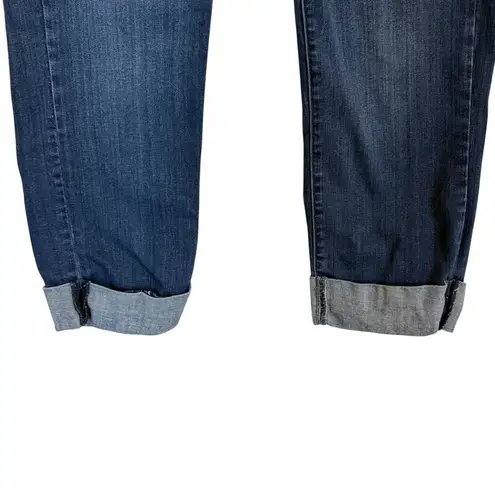 Liverpool LA The Crop Doheny Blue Denim Cuffed Capri Jeans Stretch Women’s 12/31