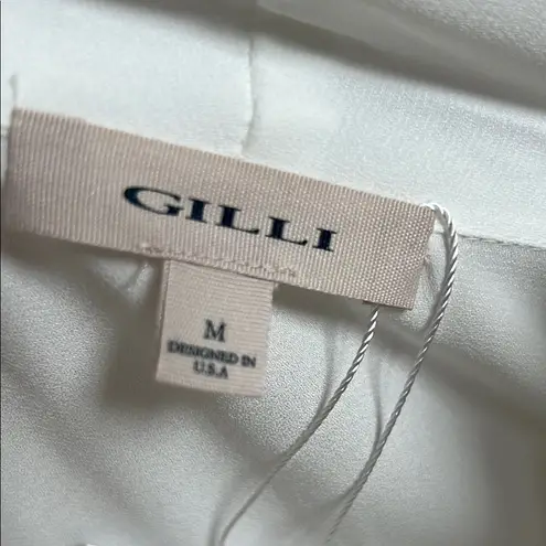 Gilli White Shawl Collar Robe Size M