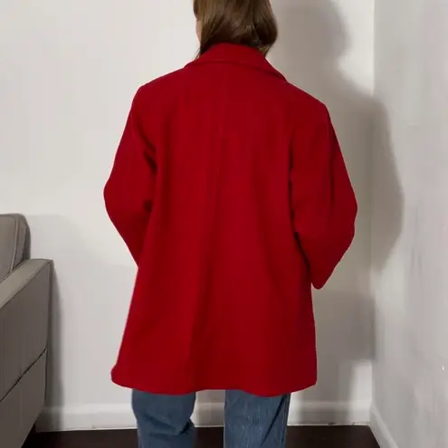 Preston & York  Red Wool Coat