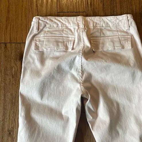 J.crew light pink mid rise chino pant size 4/27