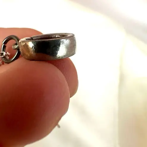 Skeleton rock star small pendant necklace