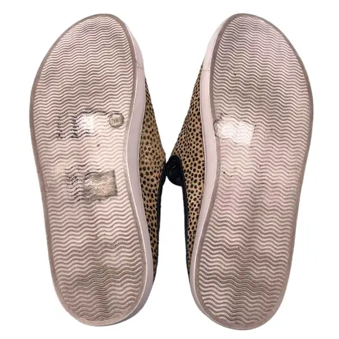 Sole Society “Belynda” Calf Hair Cheetah Print Mules Sneakers Slip-On Size 7.5
