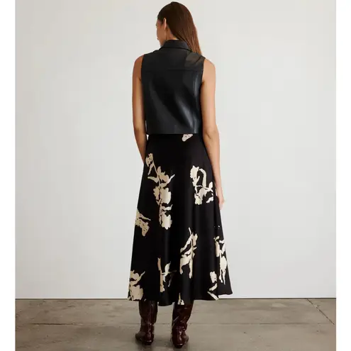 Tanya Taylor Dark Fig/Cream Beth Skirt