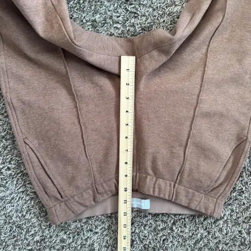 Everlane  The Dream Pant Pleated Elastic Waist Pull On Women's Small Camel Brown