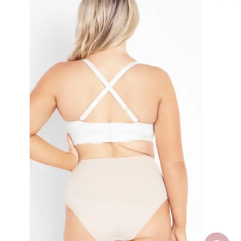 City Chic NWT Smooth & Chic Multiway Contour Bra Ivory Size 42 DD