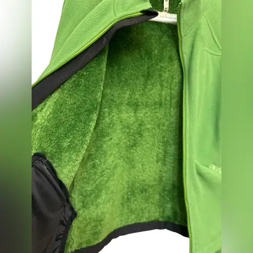 Burton Green Dry Ride Fleece Lined Ski Coat/Sweater