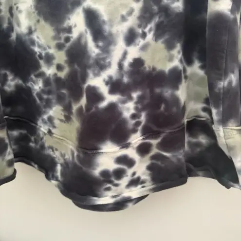 Soft Surroundings Womens Hoodie Sweatshirt Tie Dye Tunic Fall Winter Beachy M