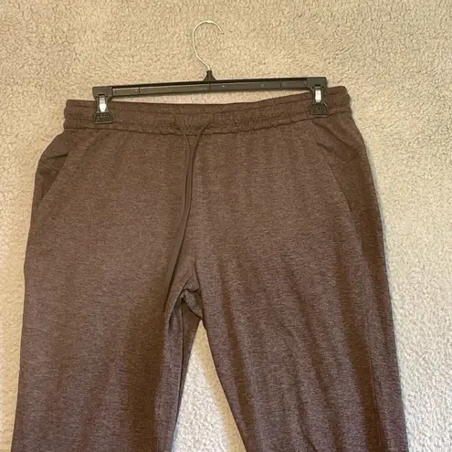 Lululemon Pants Womens Size 10 Brown Jogger Sweatpants Drawstring Gym Yoga Basic