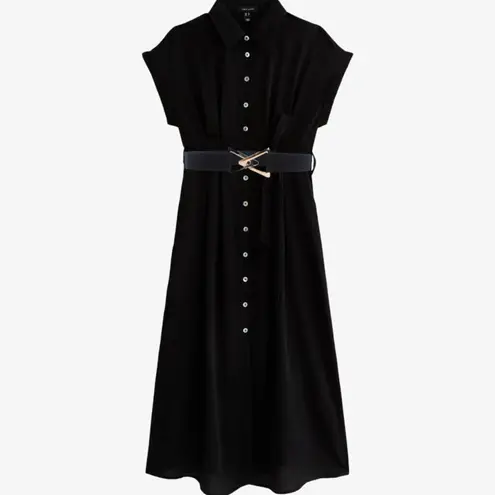 Double Triangle Metal Buckle Belt Women's Decorative Elastic Casual One Size L Black Size L