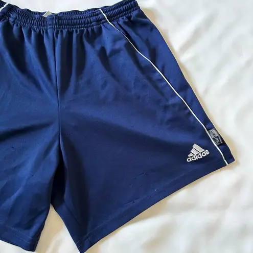 Adidas NWOT  Juniors XL / Women’s XS Navy Blue athletic shorts gym school