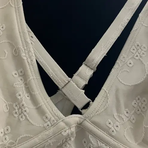 Elegant cream Lace swimsuit White Size undefined