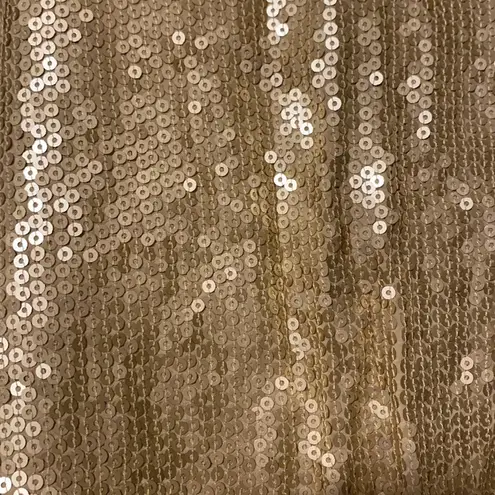 Chelsea28 NWT Nordstrom gold sequin contrast cami, size small