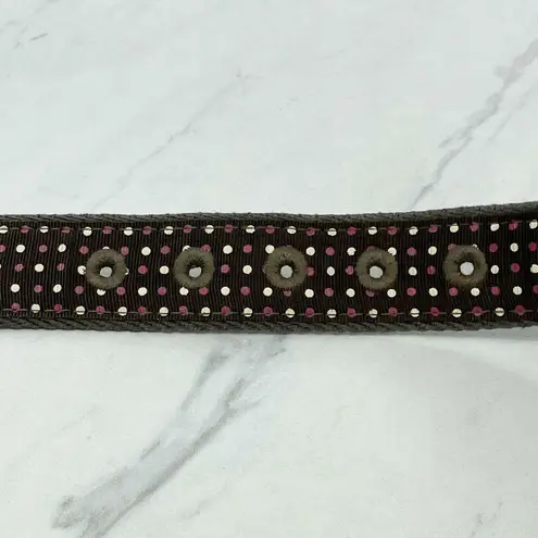 American Eagle  Outfitters AEO Polka Dot Ribbon Web Belt Size Medium M Womens