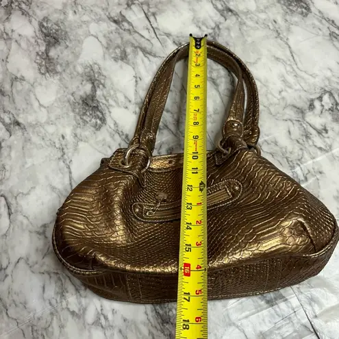 Kathy Van Zeeland Vintage Chunky Y2K Shoulder Bag Gold by  90s Gems - Image 9