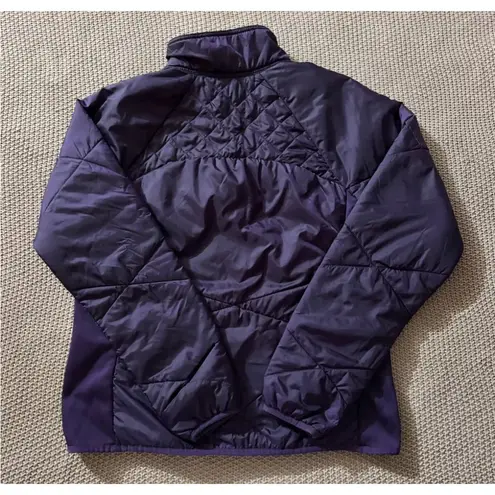 Athleta  Women’s Winter Jacket Purple quarter zip Quilted Patterns Sz‎ Large