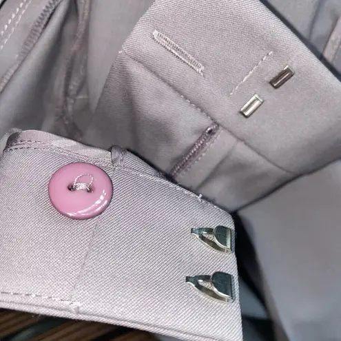 Lafayette 148 New York Barrow Wool Blend Pants Lilac Purple Size 14