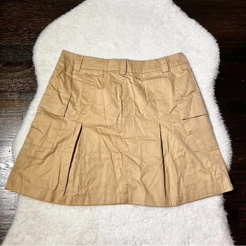 Bohme Khaki Cargo Utility Mini Skirt