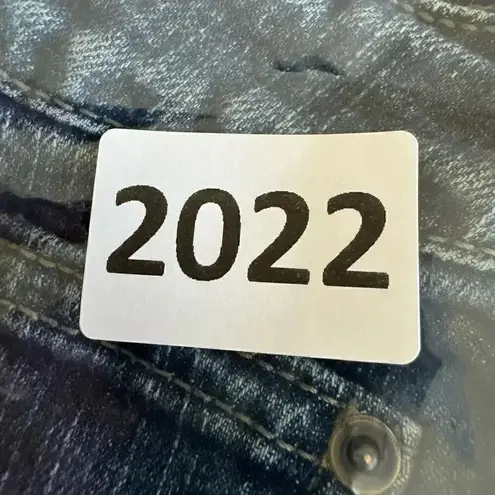 Garnet Hill Dark Wash Blue Bootcut Cotton Spandex Y2K Tall Jeans SZ 10 #2022