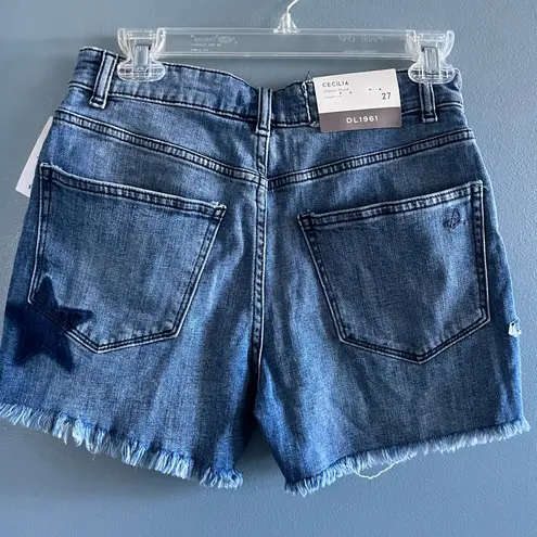 DL1961 Stars Denim Shorts