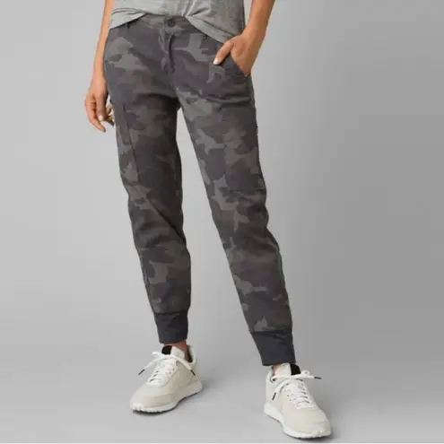 prAna Granite Gray Camo Sky Canyon Jogger Pants Size 10