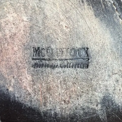 McClintock Heritage Collection Cowboy Boots Rough Suede Purple Shaft Size 9 Brown