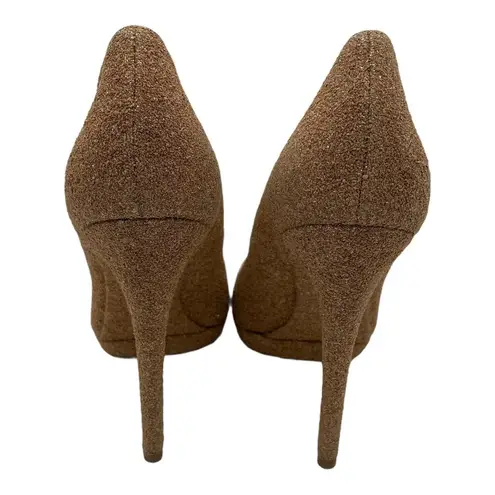 Brian Atwood B  Bffredrique Metallic Cork Pumps 9.5