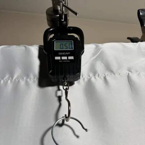 VTG Marc Ware Purple Gingham Check Plaid Linen Bld Short Sleeve Button Up Top S