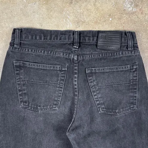 Vintage Polo Jeans Co Ralph Lauren Women’s Black Denim Jeans 8 Classic Straight
