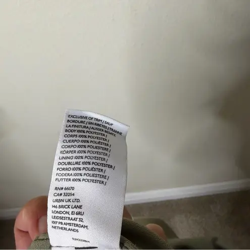 BHLDN Anthropologie Dylan One Shoulder Satin Side Slit Gown Miss Womens Size 10