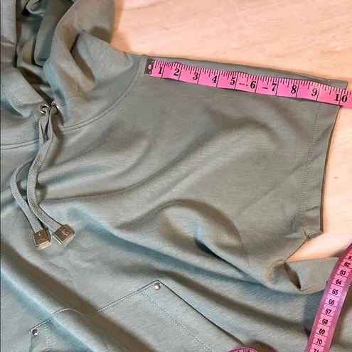 Elie Tahari Light Green Hooded Sweatshirt sizeXL ordrA3