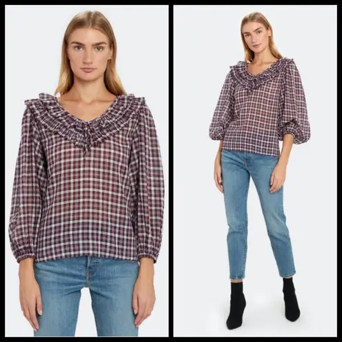The Great ππ The Spruce Shirt ~ Mulberry Plaid Large L NWT